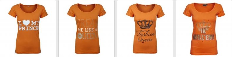 some queen's day t-shirts