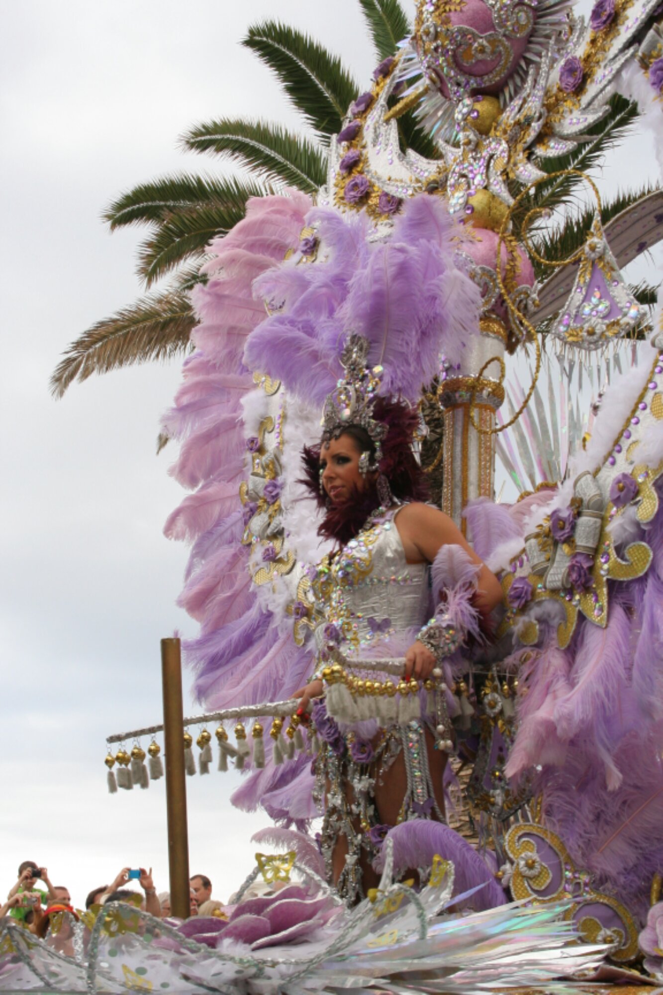 On the road: carnival parade in Puerto de la Cruz