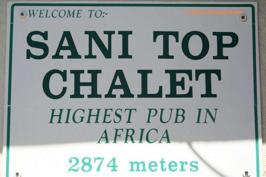 Sani Top Chalet - Highest pub in Africa