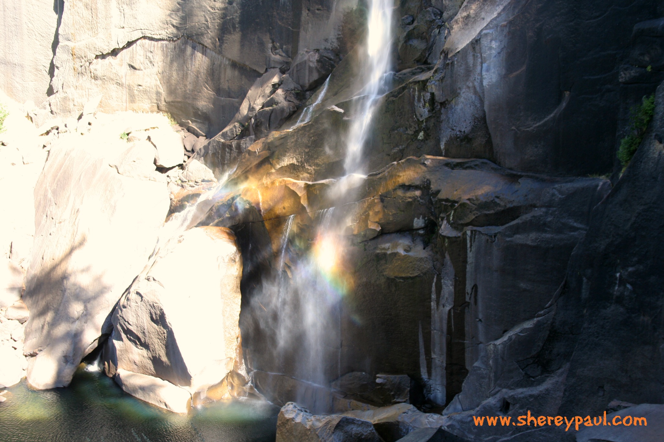 hiking with baby in yosemite np - vernal falls 2
