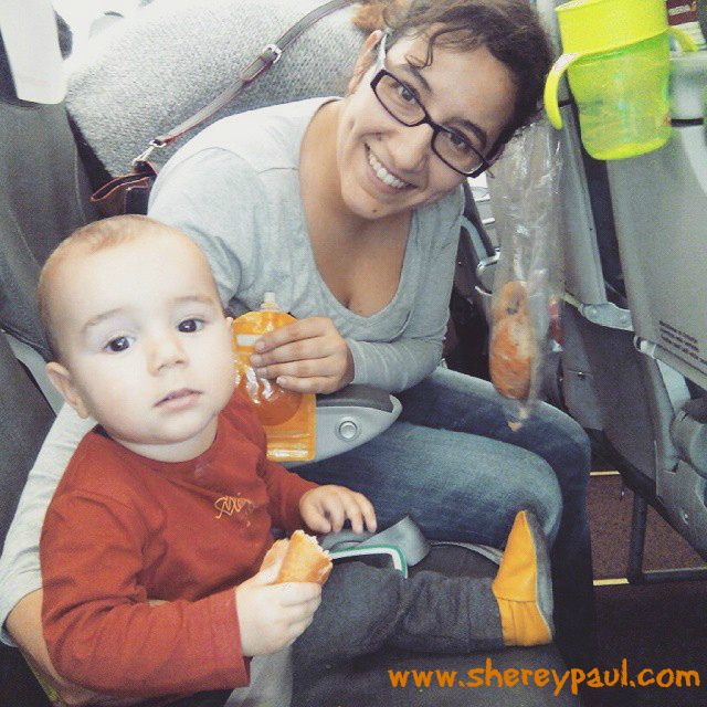 Tips for flying with a 6 to 12 months old baby