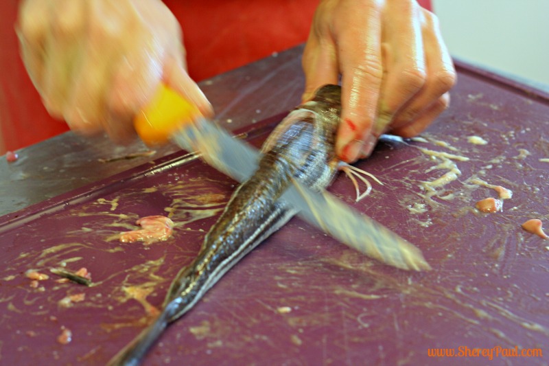 Filleting workshop at 't Ailand