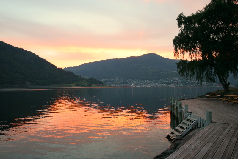 sunset around 23:45
