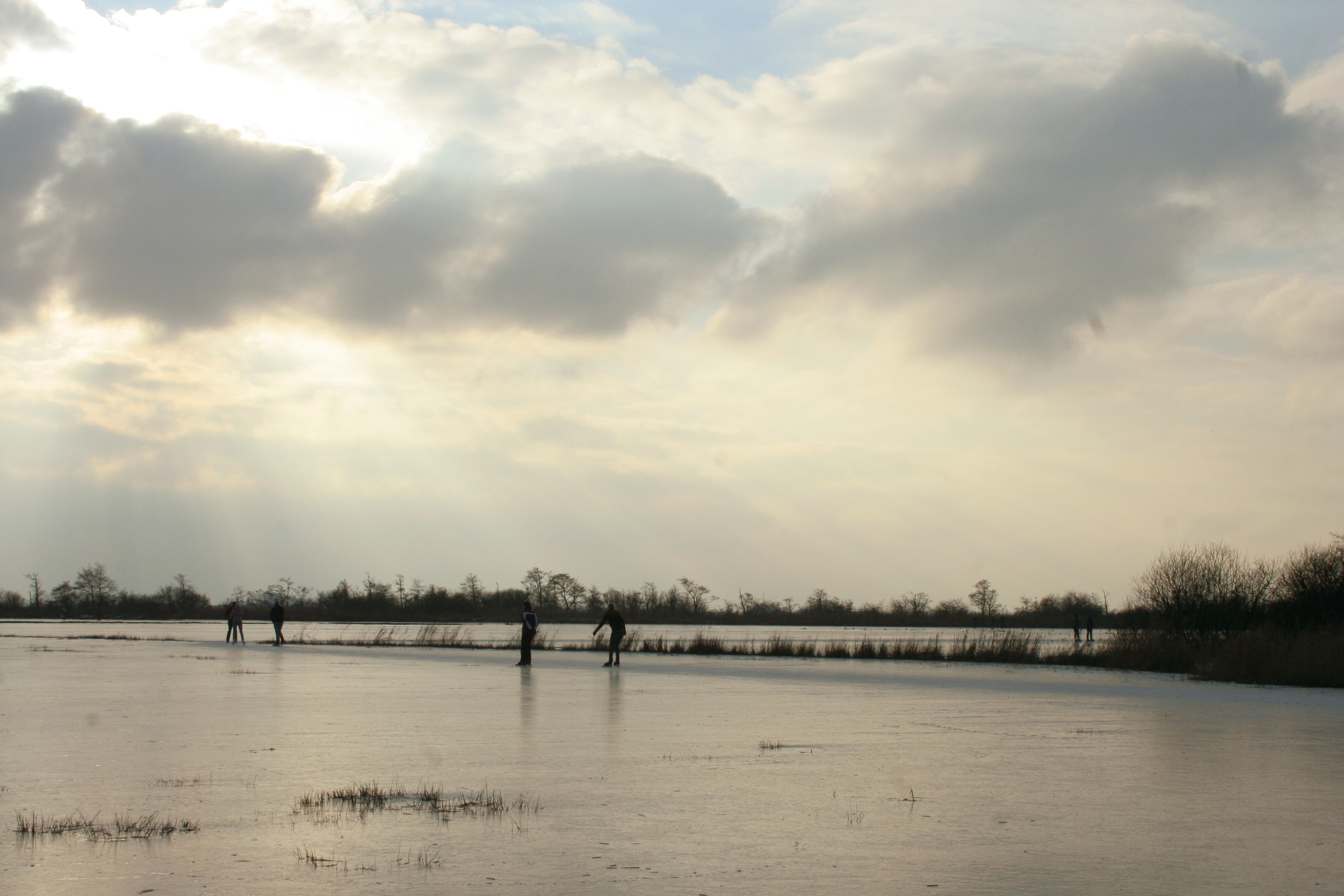 This is Friesland in winter