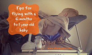 Tips for flying with a baby 6 months to 1 year