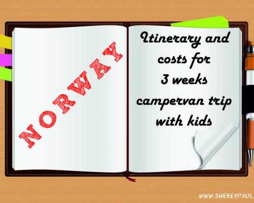 Itinerary and costs for 3 weeks campervan trip in Norway with children